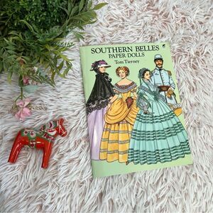 Southern Belles Paper Dolls Book By Tom Tierney Civil War Era Family 1993 Dover